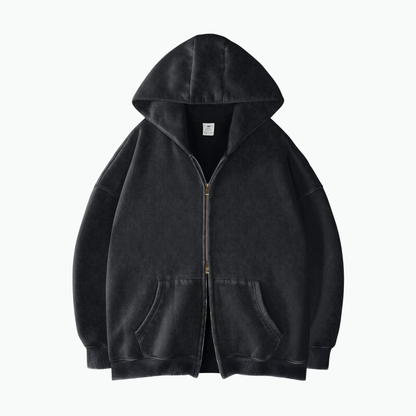 COLESICE ZIP WASH HOODIE