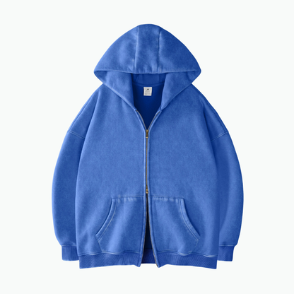 COLESICE ZIP WASH HOODIE