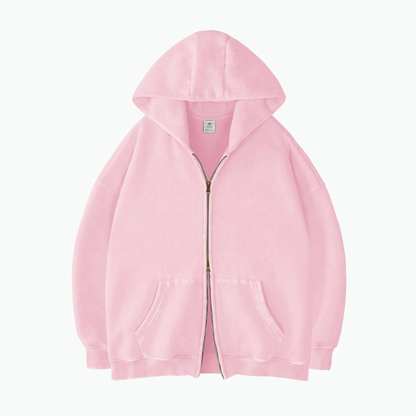 COLESICE ZIP WASH HOODIE
