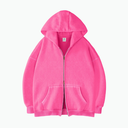 COLESICE ZIP WASH HOODIE