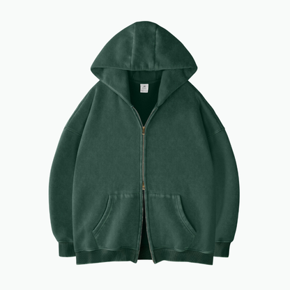 COLESICE ZIP WASH HOODIE