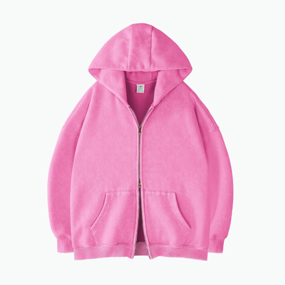 COLESICE ZIP WASH HOODIE